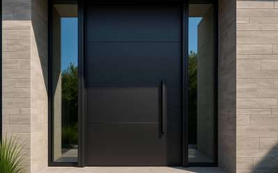 Büyük Ebatlı Çelik Pivot Kapı Tasarımları